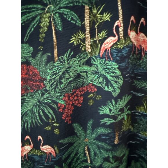 Vineyard Vines Textured Button Front Kaftan Maxi Dress Navy Size Small - Picture 11 of 12